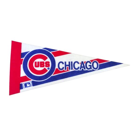 Vintage Chicago Cubs Pennant Small - Picture 1 of 3